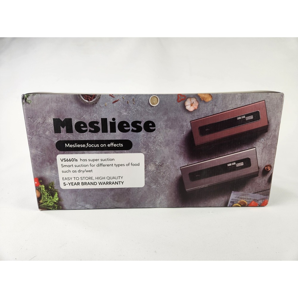 Mesliese Vacuum Sealer Machine Powerful 90Kpa Precision 6-in-1‎ Storage Air